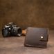 Leather men's wallet GRANDE PELLE 11460 Brown 11460 фото 5