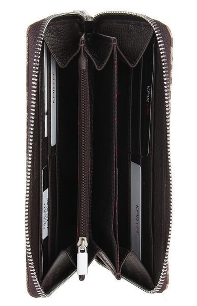 Вертикальный вместительный кошелек из кожи унисекс ST Leather 19301 Синий 17186 фото