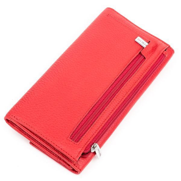 Кошелек из кожи на защелке ST Leather 19343 Красный 17161 фото