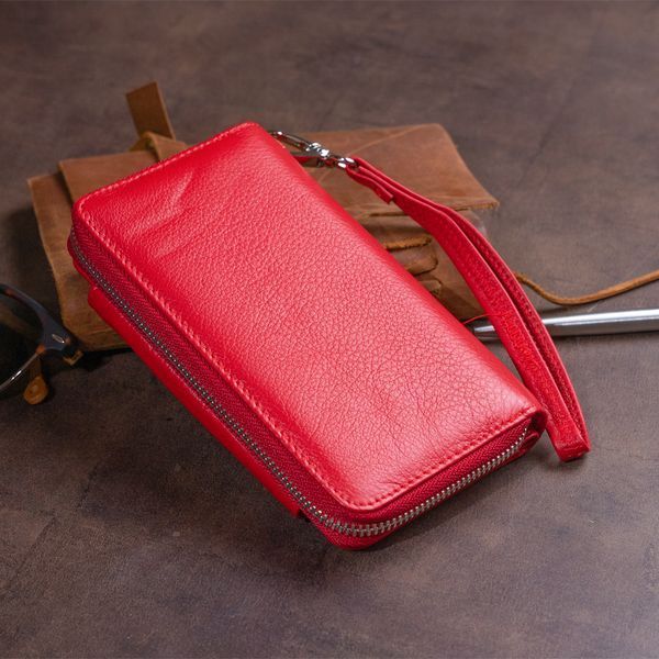 Кошелек из кожи на защелке ST Leather 19343 Красный 19343 фото