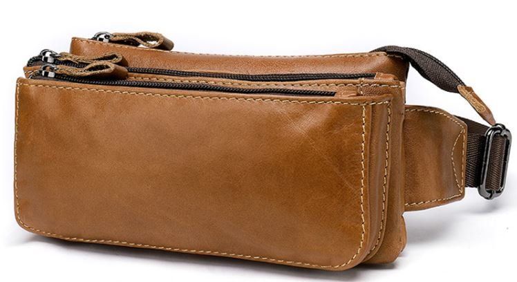 Leather banana Vintage 14900 Light brown 14900 фото