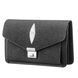 Women's purse STINGRAY LEATHER 18292 made of genuine stingray leather Black 18292 фото 1