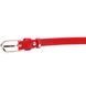 Narrow women's belt made of genuine leather Grande Pelle 21440 Red 21440 фото 4