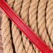 Narrow women's belt made of genuine leather Grande Pelle 21440 Red 21440 фото 7