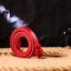 Narrow women's belt made of genuine leather Grande Pelle 21440 Red 21440 фото 6