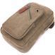 Men's shoulder bag made of thick textile 21231 Vintage Olive 21231 фото 3