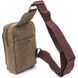 Men's shoulder bag made of thick textile 21231 Vintage Olive 21231 фото 2