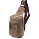 Men's shoulder bag made of thick textile 21231 Vintage Olive 21231 фото 1