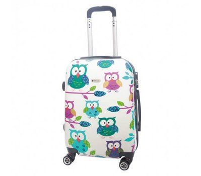 Чемодан Worldline Airtex 808/hibou Средний M Разноцветный 808/hibou/72/50 фото