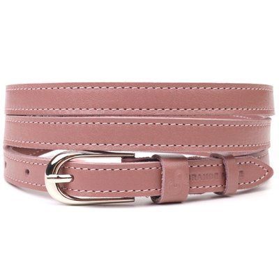 Exquisite women's belt made of genuine leather Grande Pelle 21441 Pink 21441 фото