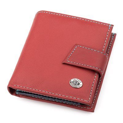 Гаманець жіночий ST Leather 18338 (SB430) з натуральної шкіри Бордовий 18338 фото