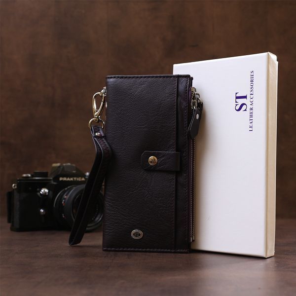 Гаманець жіночий ST Leather 18384 (ST420) шкіряний Фіолетовий 18384 фото