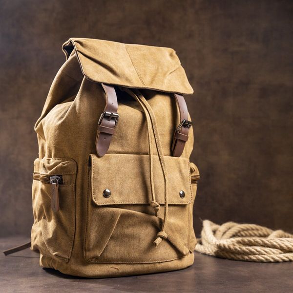 Textile hiking backpack Vintage 20134 Brown 20134 фото