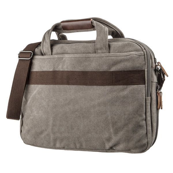 Textile laptop bag 15.6 Vintage 20087 Gray 20087 фото