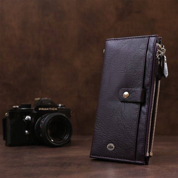 Гаманець жіночий ST Leather 18384 (ST420) шкіряний Фіолетовий 18384 фото