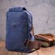 Compact crossbody bag made of thick textile 21232 Vintage Blue 21232 фото 8