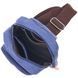 Compact crossbody bag made of thick textile 21232 Vintage Blue 21232 фото 4