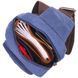 Compact crossbody bag made of thick textile 21232 Vintage Blue 21232 фото 5