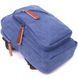 Compact crossbody bag made of thick textile 21232 Vintage Blue 21232 фото 3