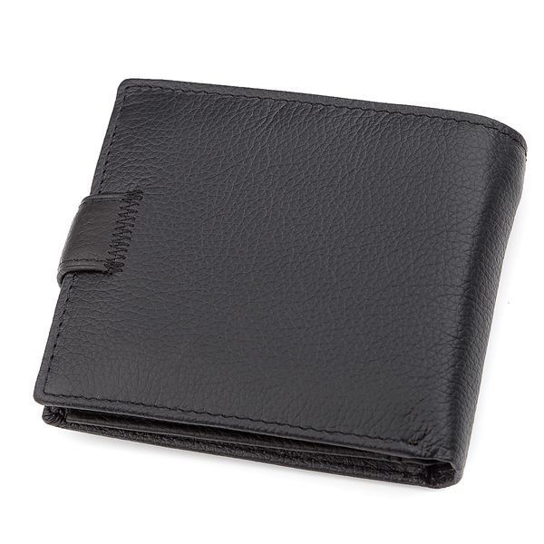Мужской кошелек ST Leather 18339 (ST138) очень стильный Черный 18339 фото