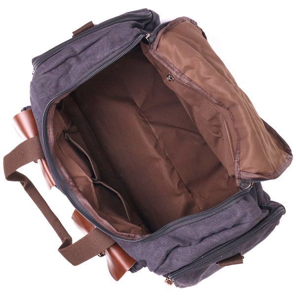 Large textile travel bag 21237 Vintage Black 21237 фото