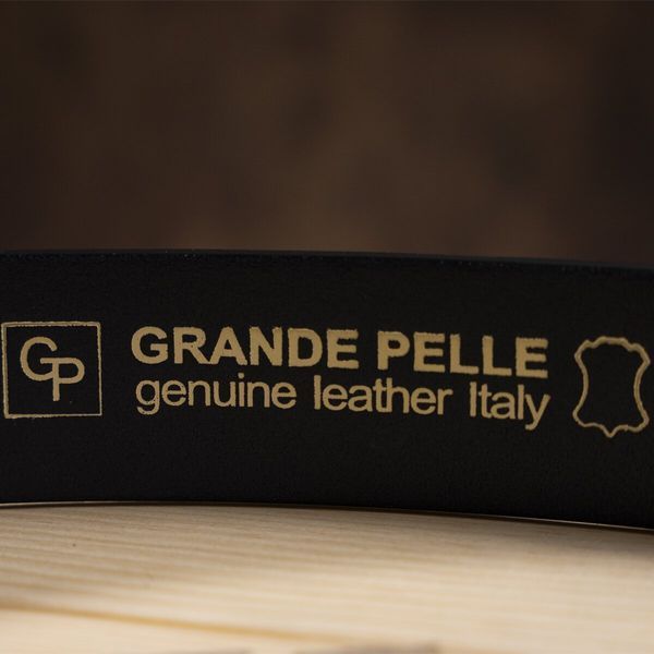Men's belt Grande Pelle 11055 Blue 11055 фото
