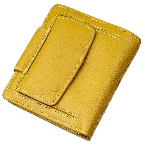 Small wallet for women ST Leather 18924 Mustard 18924 фото