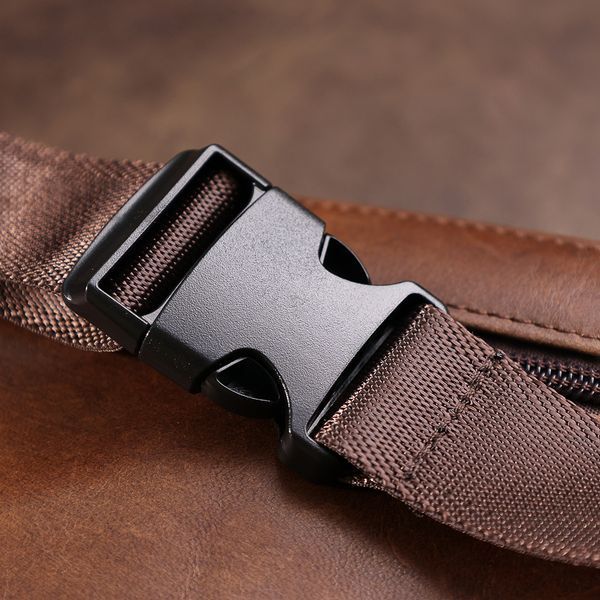 Unisex Leather Belt Bag Vintage 20457 Brown 20457 фото