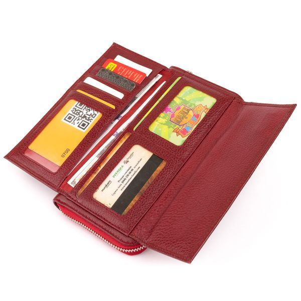 Кошелек кожаный женский ST Leather 19293 Бордовый 19293 фото
