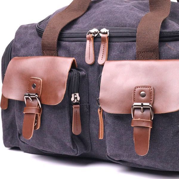 Large textile travel bag 21237 Vintage Black 21237 фото
