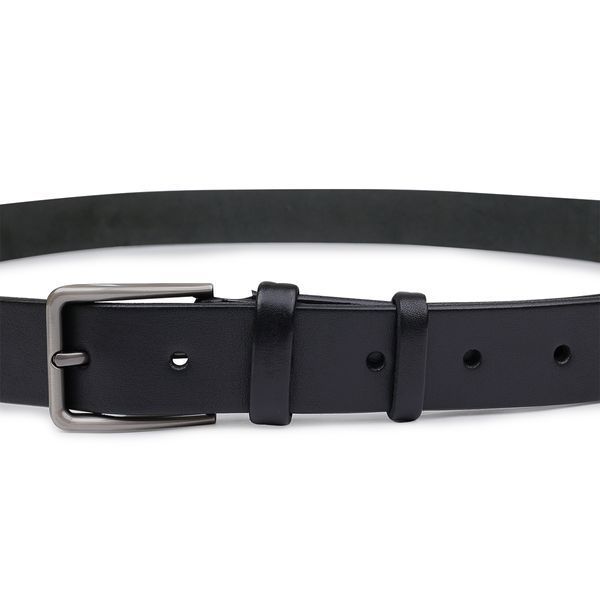 Leather battle belt for men Vintage 20700 Black 20700 фото