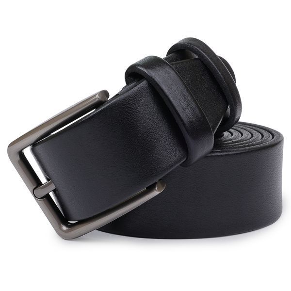 Leather battle belt for men Vintage 20700 Black 20700 фото