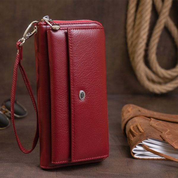 Кошелек кожаный женский ST Leather 19293 Бордовый 19293 фото