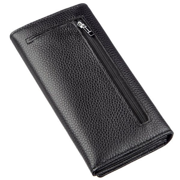 Кошелек для женщин на кнопке ST Leather 18859 Черный 18859 фото