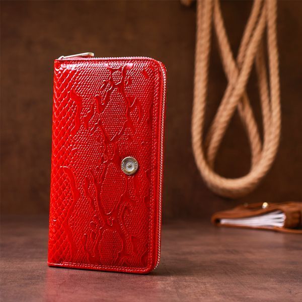 Вместительный клатч на два отделения женский ST Leather 19247 Лиловый 17070 фото