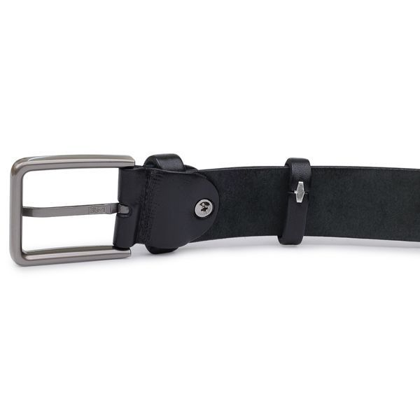 Leather battle belt for men Vintage 20700 Black 20700 фото
