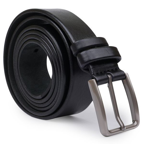 Leather battle belt for men Vintage 20700 Black 20700 фото