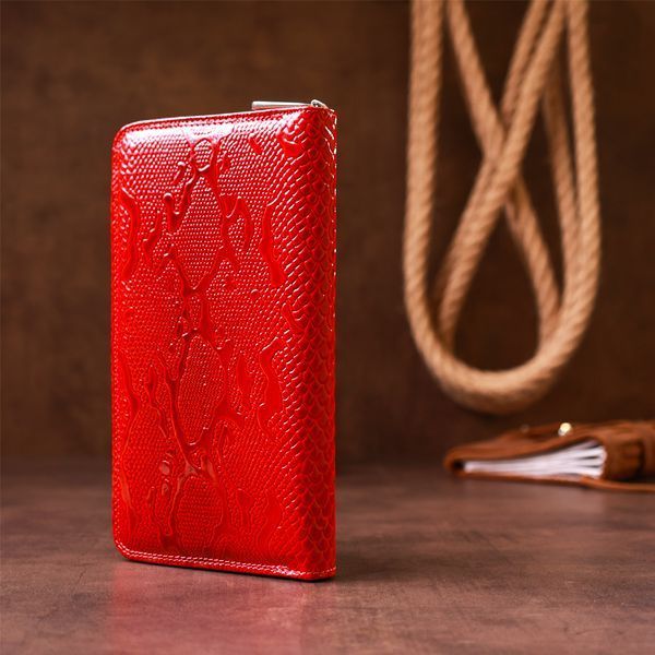 Вместительный клатч на два отделения женский ST Leather 19247 Лиловый 17070 фото