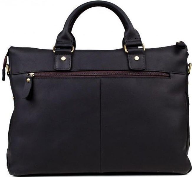 Bag Vintage 14566 made of genuine leather Black 14566 фото