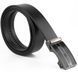 Men's belt with automatic buckle and stripes Vintage 20330 Black 20330 фото 3