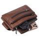 Unisex Leather Belt Bag Vintage 20457 Brown 20457 фото 5
