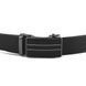 Men's belt with automatic buckle and stripes Vintage 20330 Black 20330 фото 6