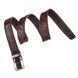 Men's automatic belt CROCODILE LEATHER 18036 made of genuine crocodile leather Brown 18036 фото 3