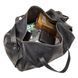 Travel bag Grande Pelle 11046 made of vintage leather Black 20550 фото 8