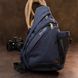 Unisex smart textile crossbody bag Vintage 20551 Blue 20551 фото 6