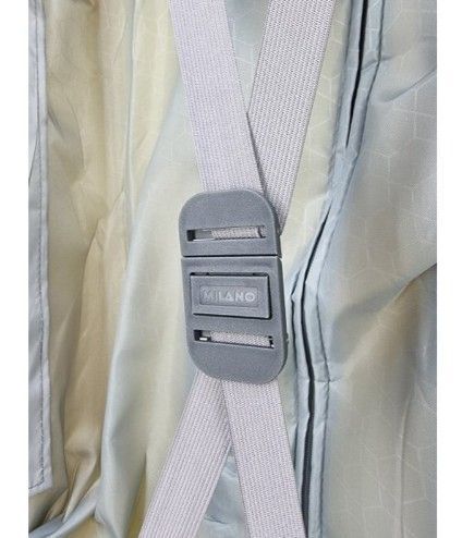 Чемодан Milano bag 050 Средний M Серебряный 050/71/50 фото