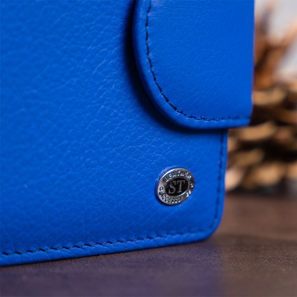 Портмоне для жінок з монетницею ST Leather 18925 Синій 18925 фото