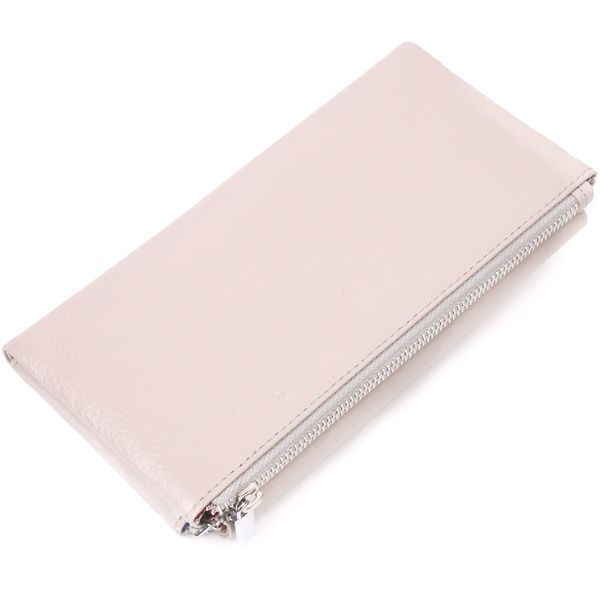 Functional women's wallet made of genuine leather KARYA 21359 Beige 21359 фото