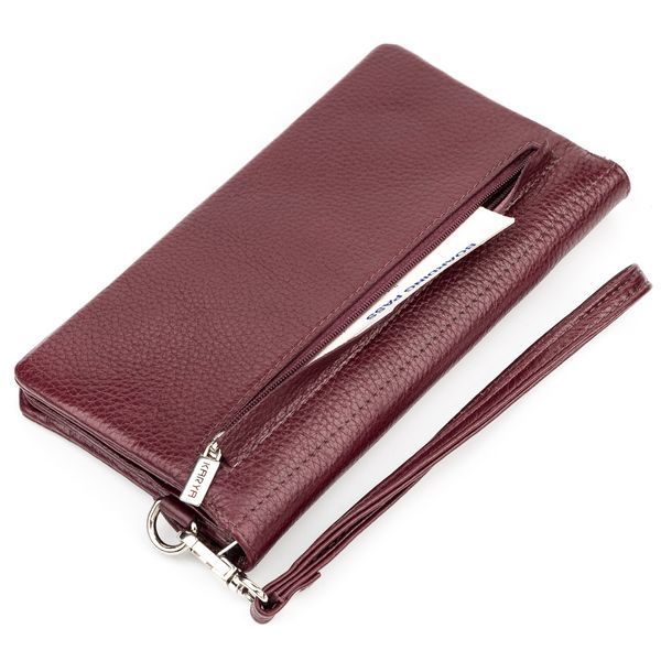 Вместительный клатч из двух частей женский ST Leather 19252 Синий 17075 фото