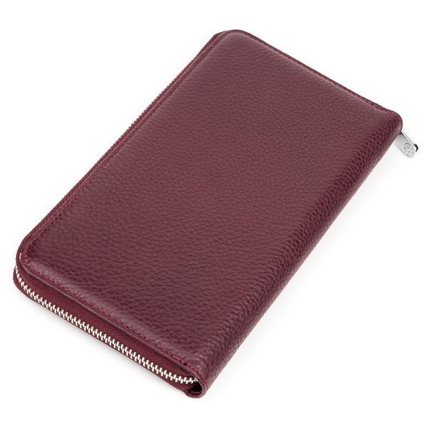 Вместительный клатч на два отделения женский ST Leather 19248 Синий 17071 фото